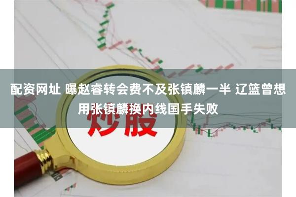 配资网址 曝赵睿转会费不及张镇麟一半 辽篮曾想用张镇麟换内线国手失败