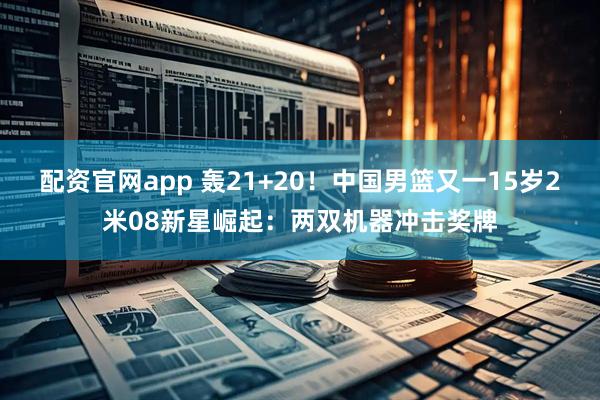 配资官网app 轰21+20！中国男篮又一15岁2米08新星崛起：两双机器冲击奖牌